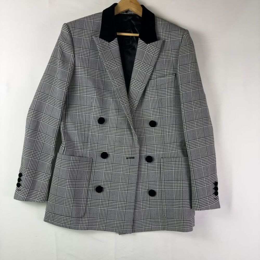 Balmain Double-Breasted Suit Jacket